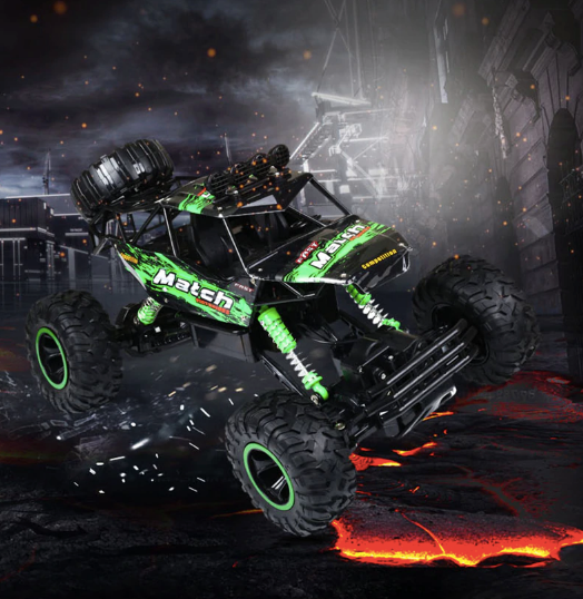 RoverX 4x4 RC monster truck s nárazuvzdorným odpružením