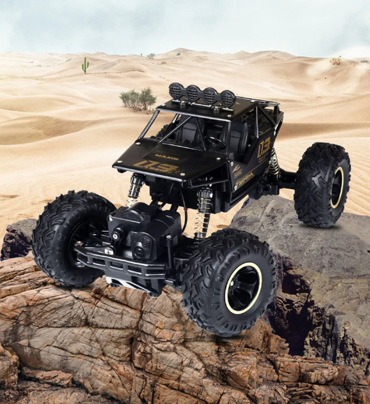 RoverX 4x4 RC monster truck s nárazuvzdorným odpružením