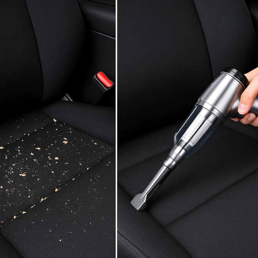 Handheld Car Vacuum, PulseGo Cordless 95,000 Pa With 6 Attachments
