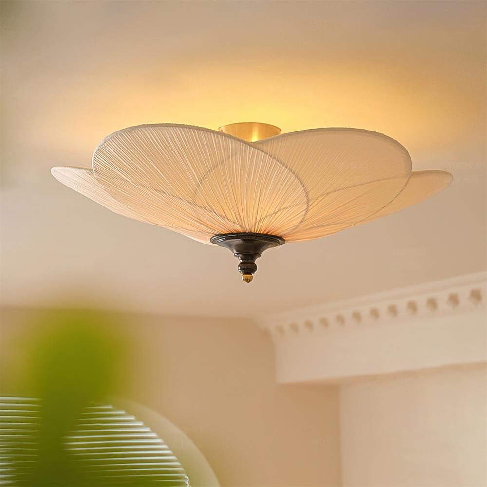 Evola Petal-Inspired Flush Mount Ceiling Light | Fioriscas