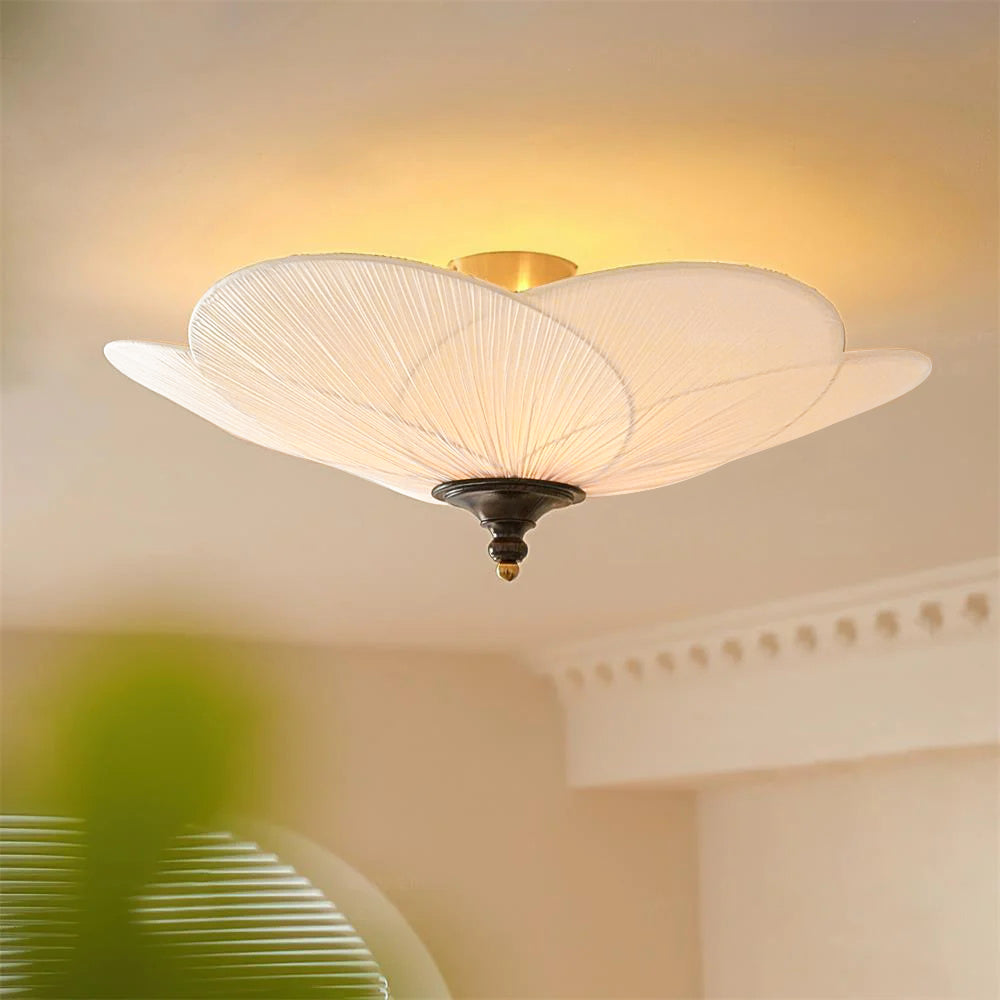 Evola Petal-Inspired Flush Mount Ceiling Light | Fioriscas