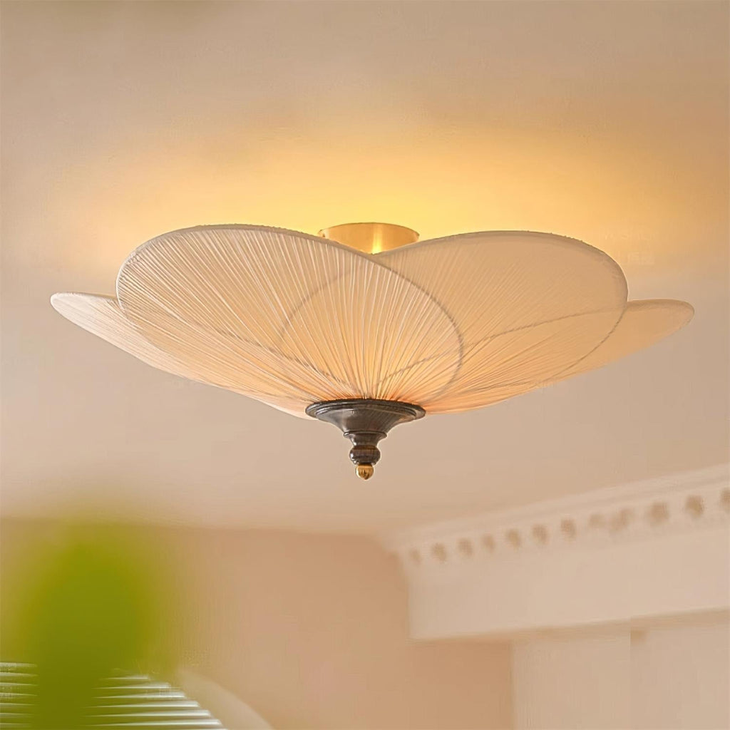 Evola Petal-Inspired Flush Mount Ceiling Light | Fioriscas