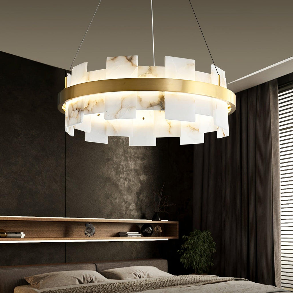 Casolarae Alabaster Chandelier | Fioriscas