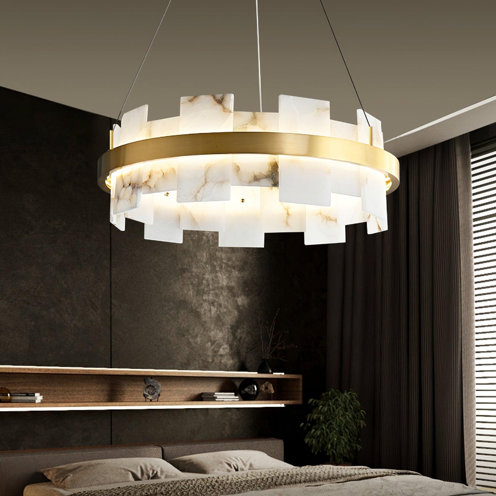 Casolarae Alabaster Chandelier | Fioriscas