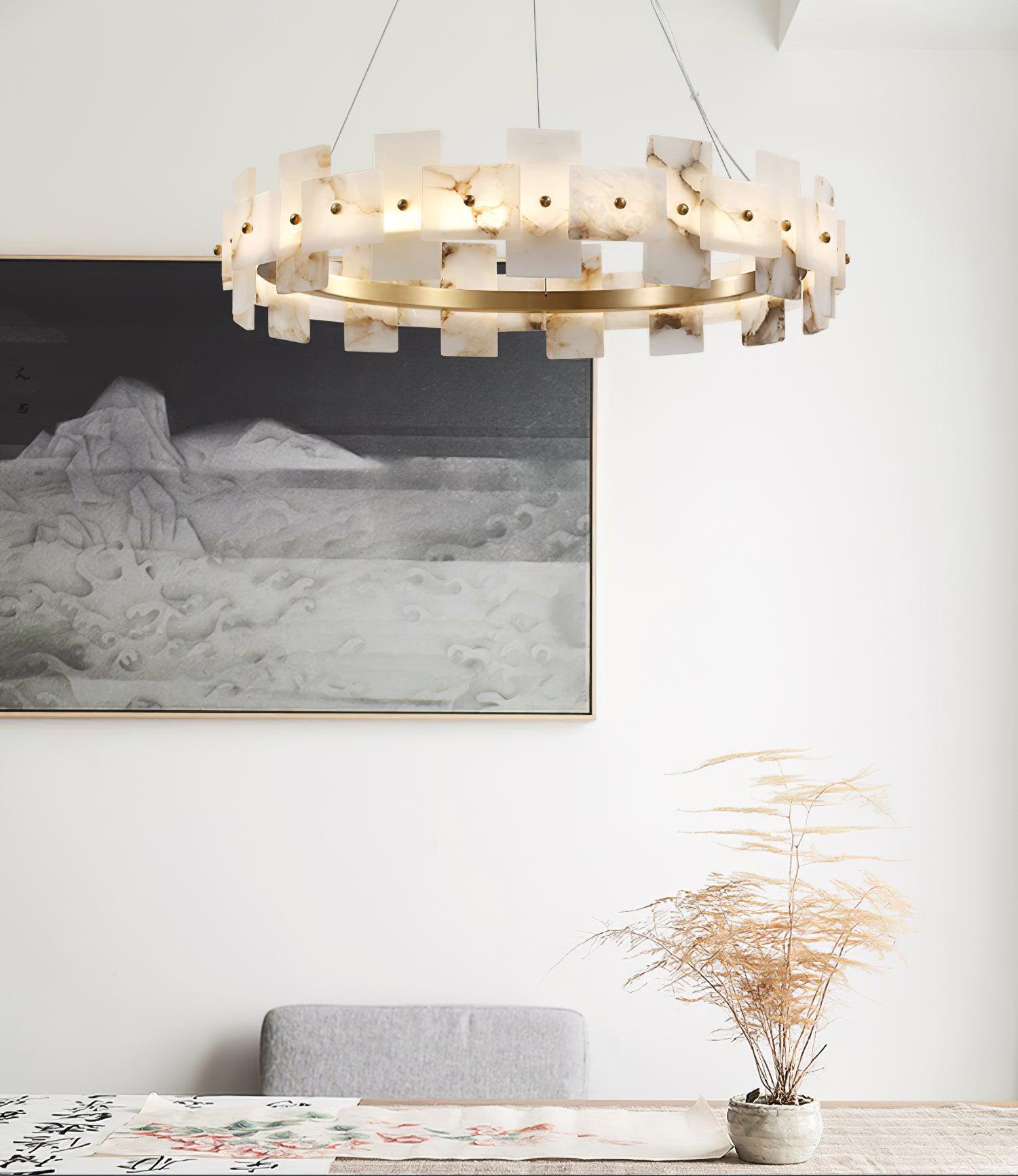 Casolarae Alabaster Chandelier | Fioriscas