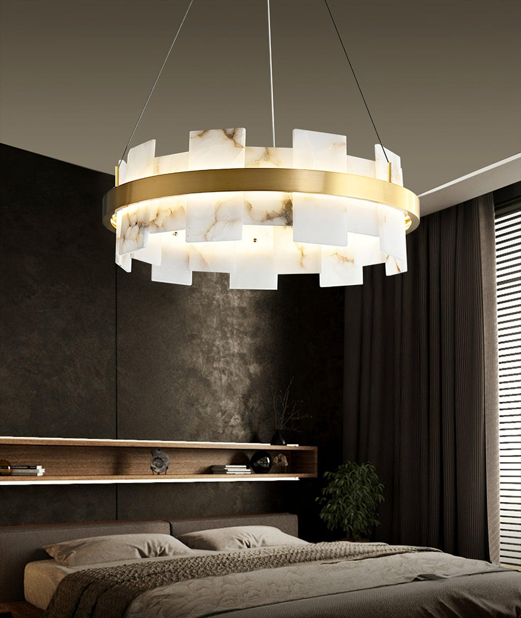 Casolarae Alabaster Chandelier | Fioriscas