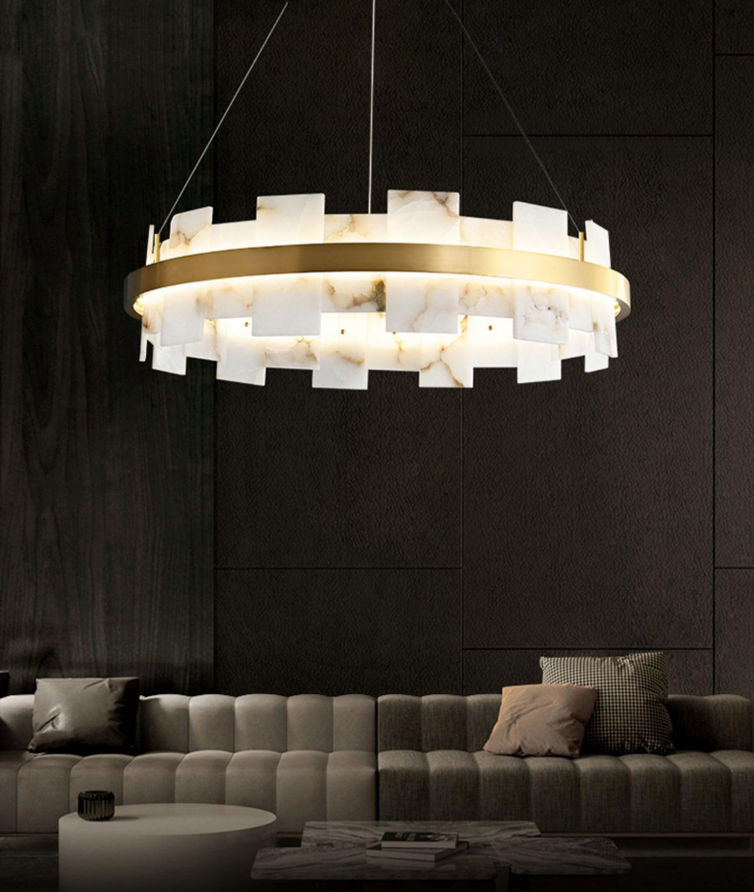 Casolarae Alabaster Chandelier | Fioriscas