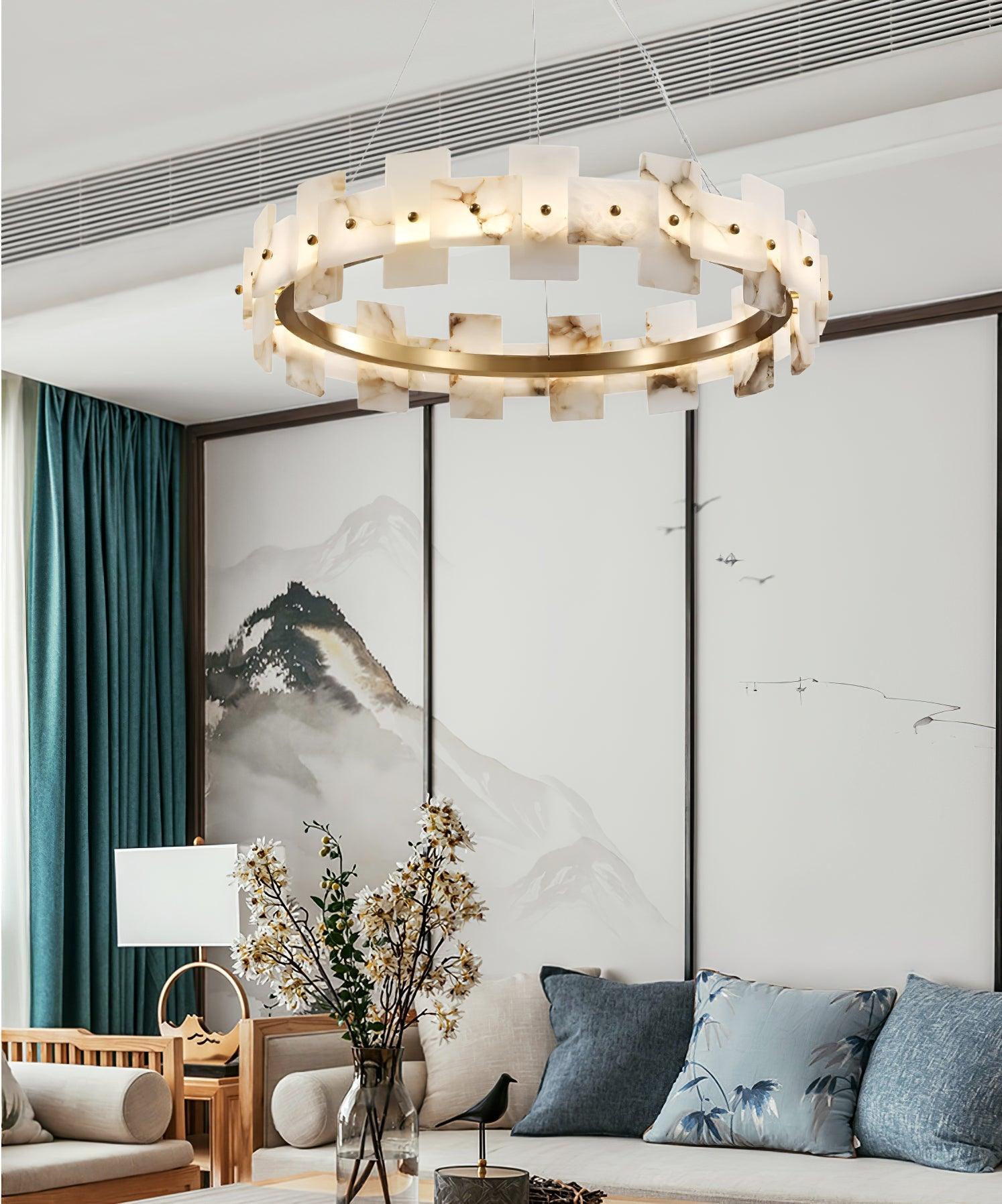 Casolarae Alabaster Chandelier | Fioriscas