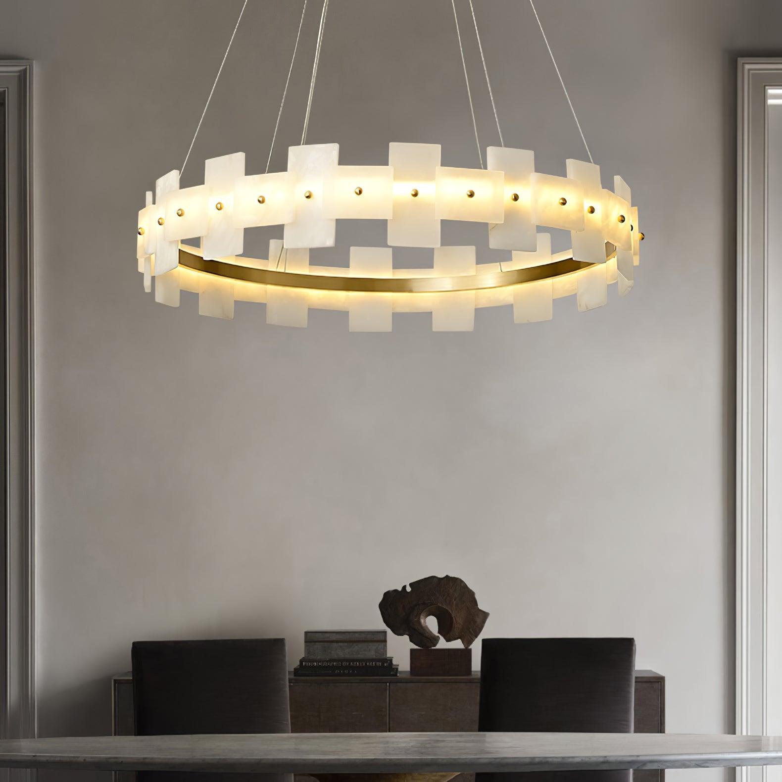 Casolarae Alabaster Chandelier | Fioriscas