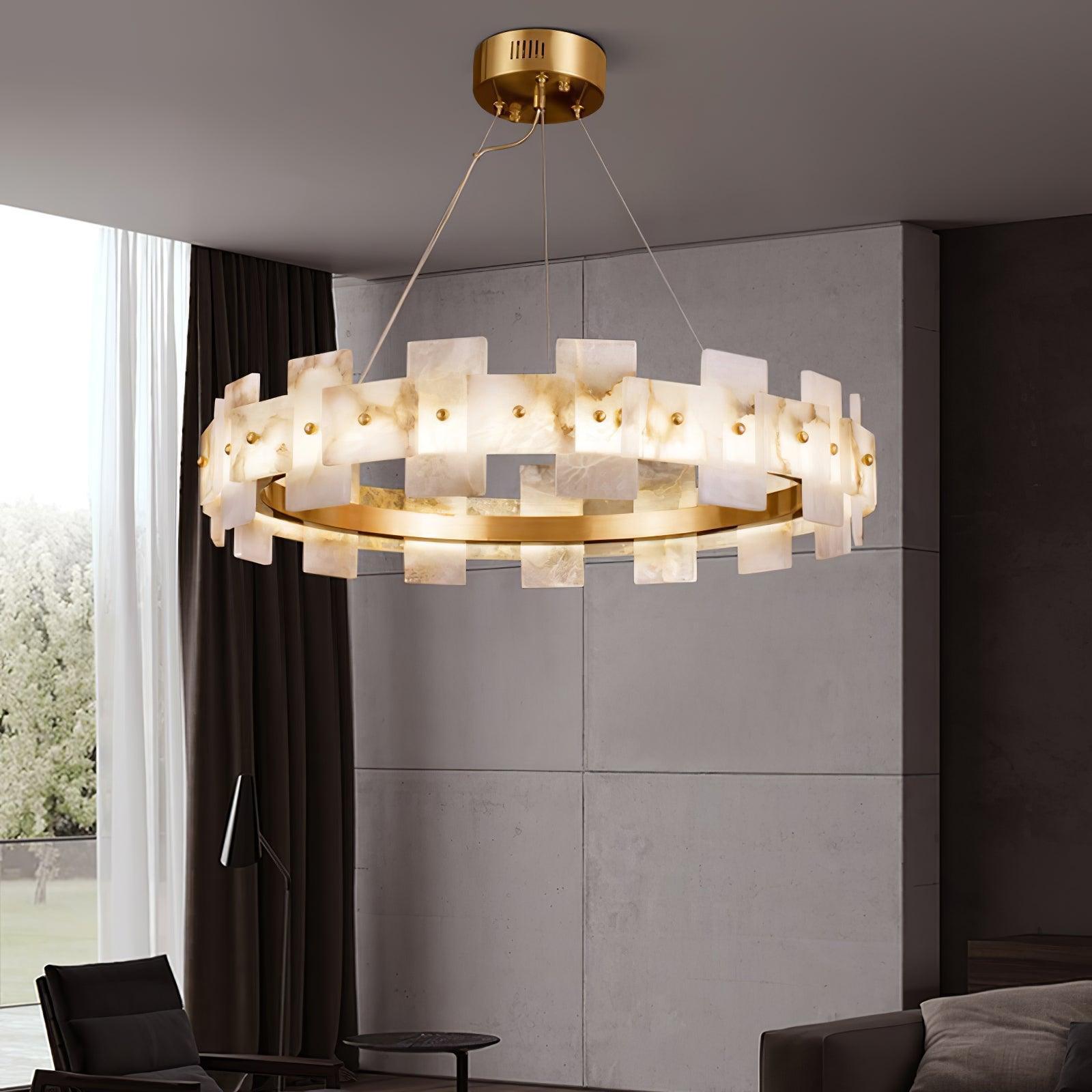 Casolarae Alabaster Chandelier | Fioriscas