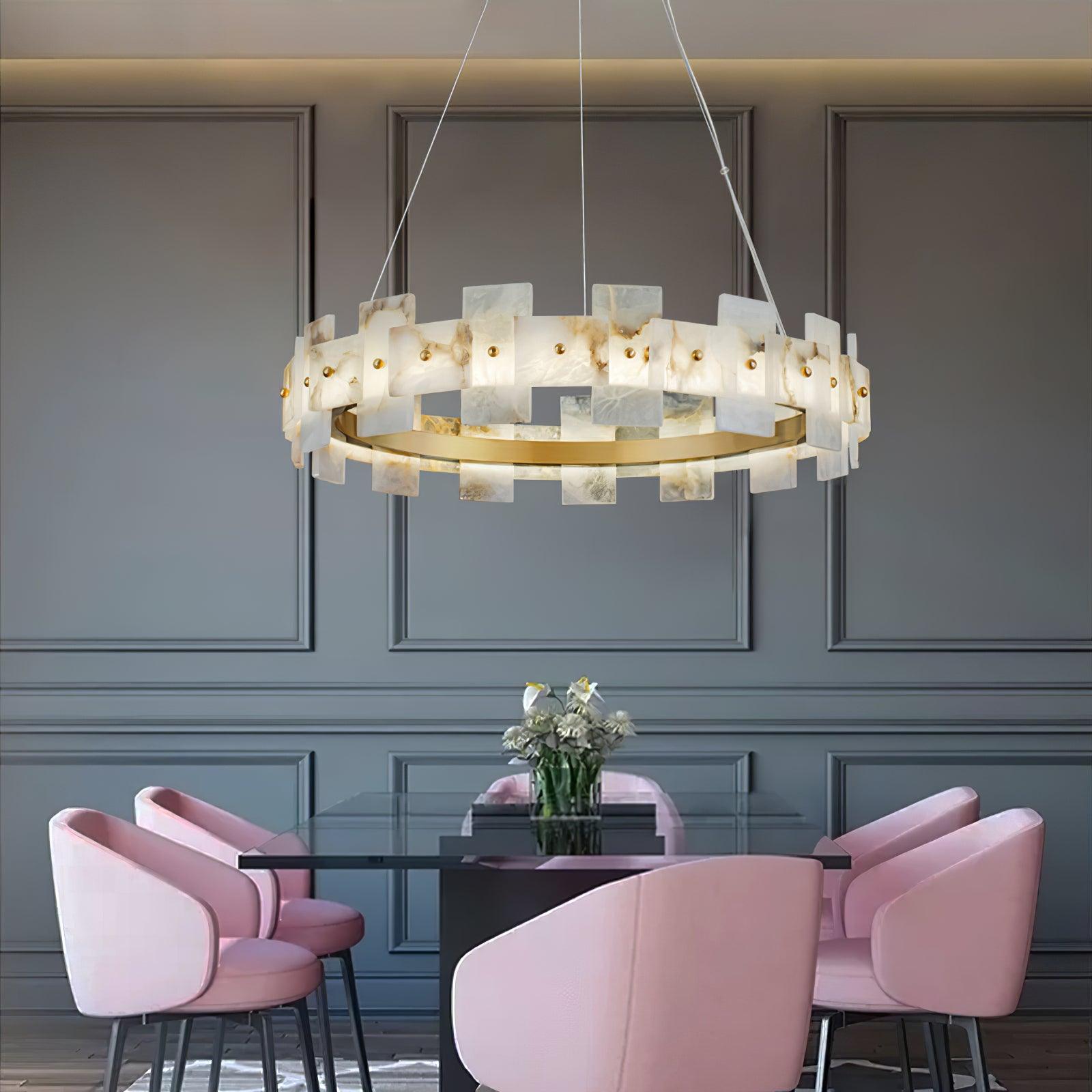 Casolarae Alabaster Chandelier | Fioriscas