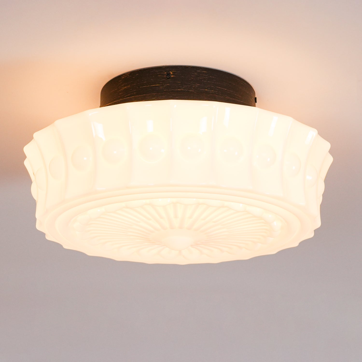 Elena Glass Ceiling Light | Fioriscas