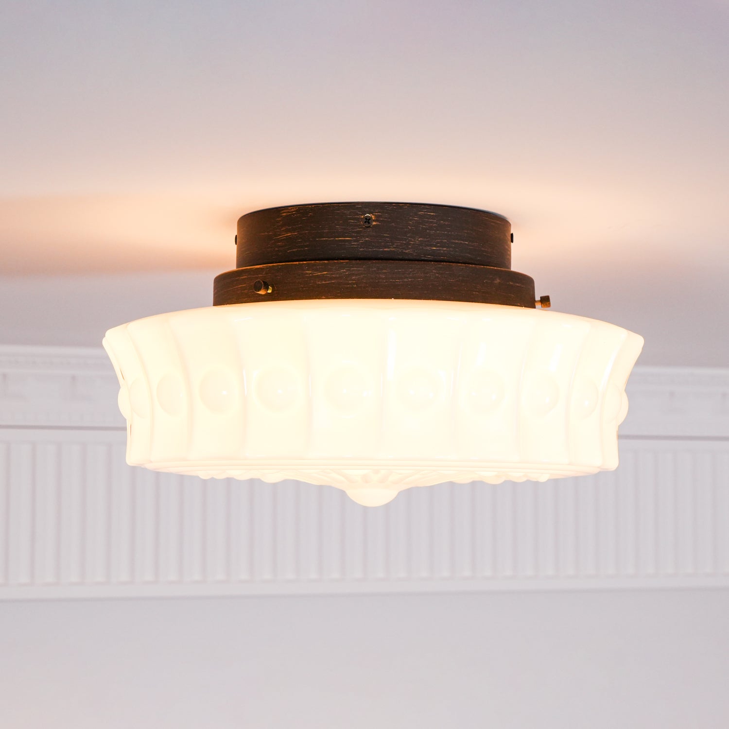 Elena Glass Ceiling Light | Fioriscas