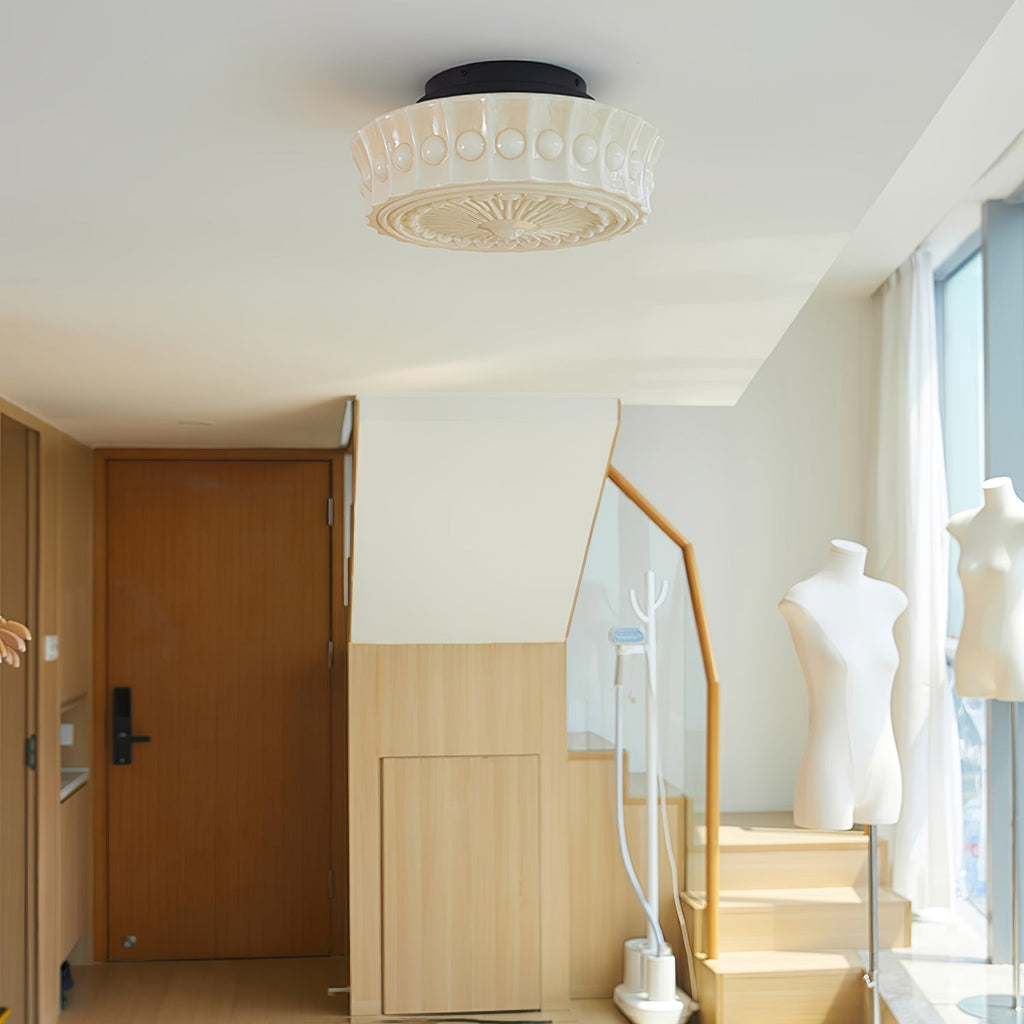 Elena Glass Ceiling Light | Fioriscas