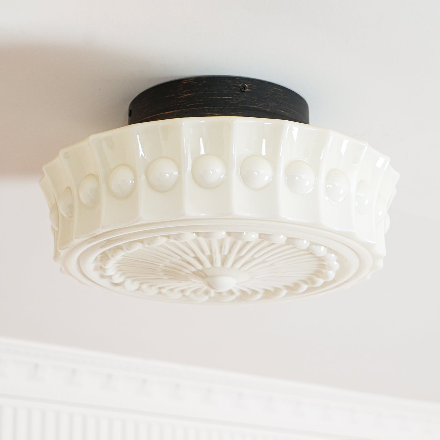 Elena Glass Ceiling Light | Fioriscas