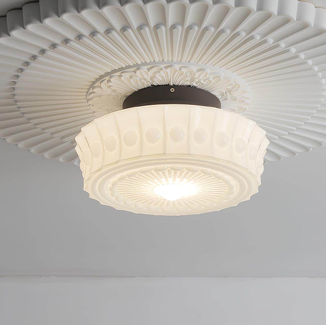 Elena Glass Ceiling Light | Fioriscas