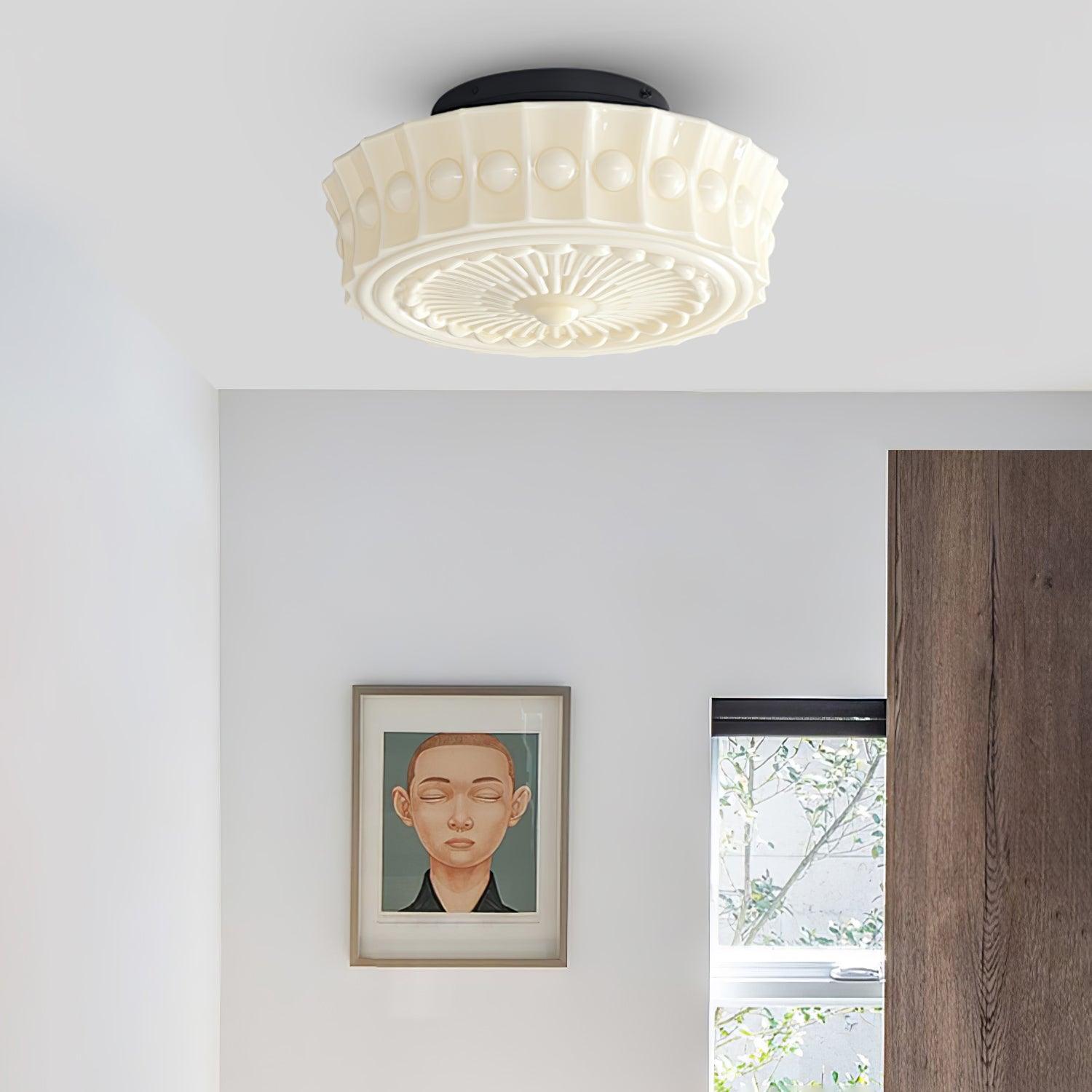 Elena Glass Ceiling Light | Fioriscas