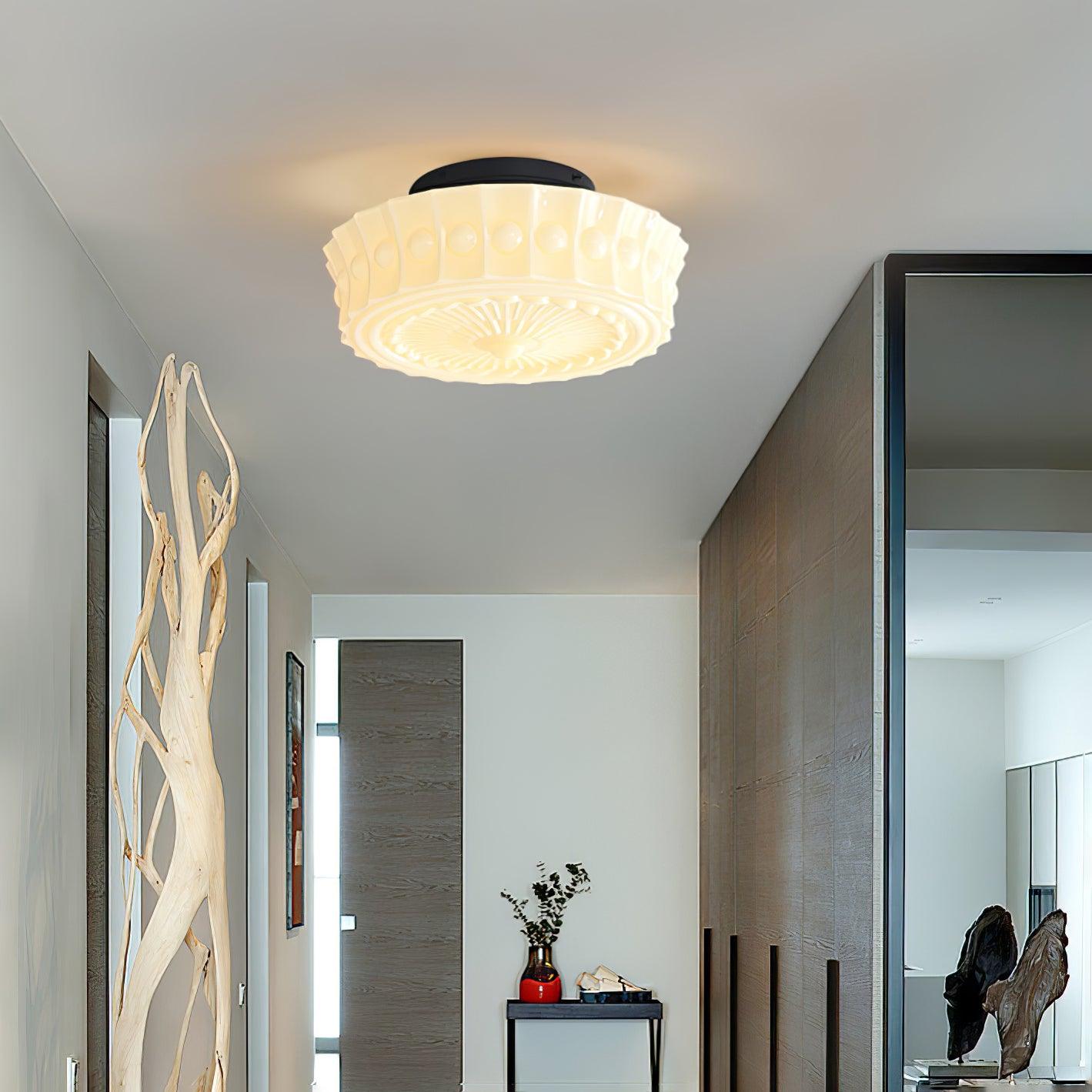Elena Glass Ceiling Light | Fioriscas