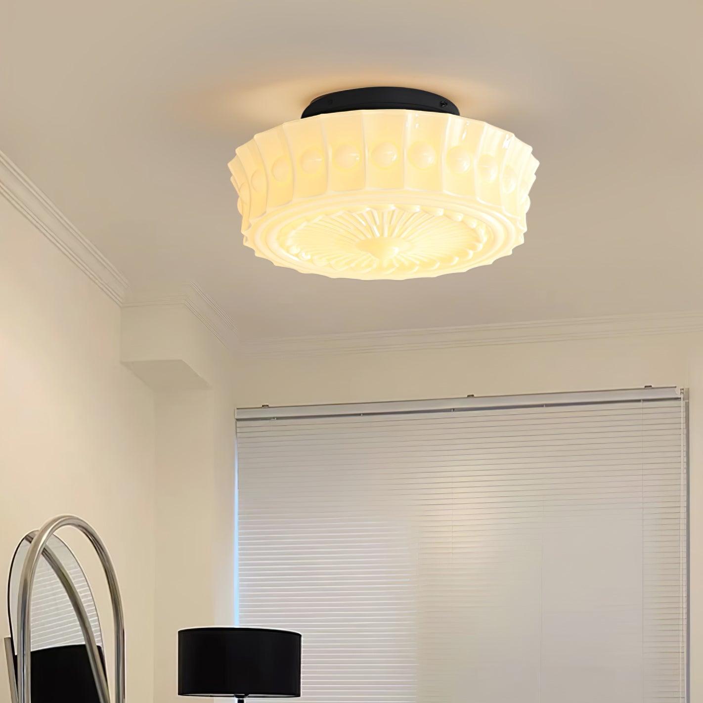 Elena Glass Ceiling Light | Fioriscas