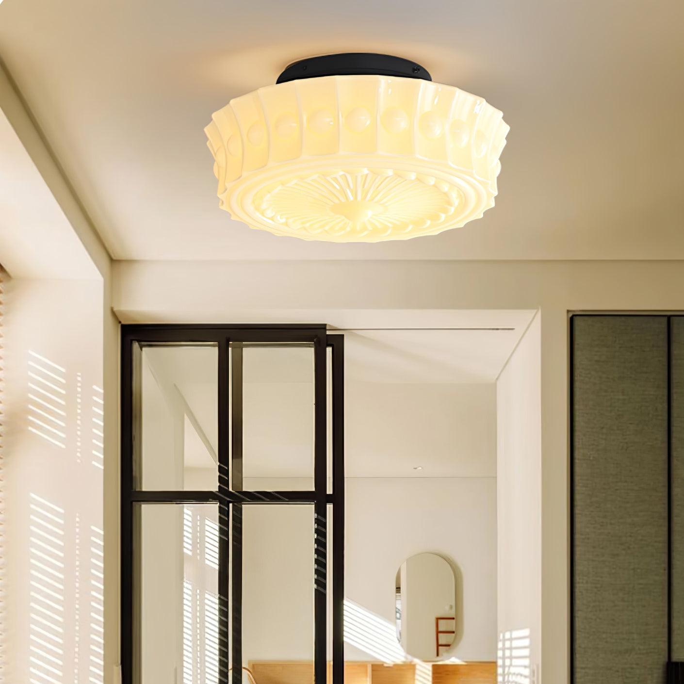 Elena Glass Ceiling Light | Fioriscas