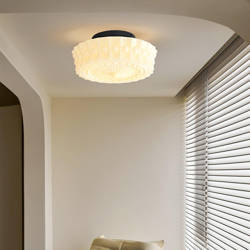 Elena Glass Ceiling Light | Fioriscas