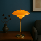 Minimalist Table Lamp, NovaGlow Warm LED Glow, Dimmable Nordic Design