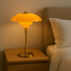 Minimalist Table Lamp, NovaGlow Warm LED Glow, Dimmable Nordic Design