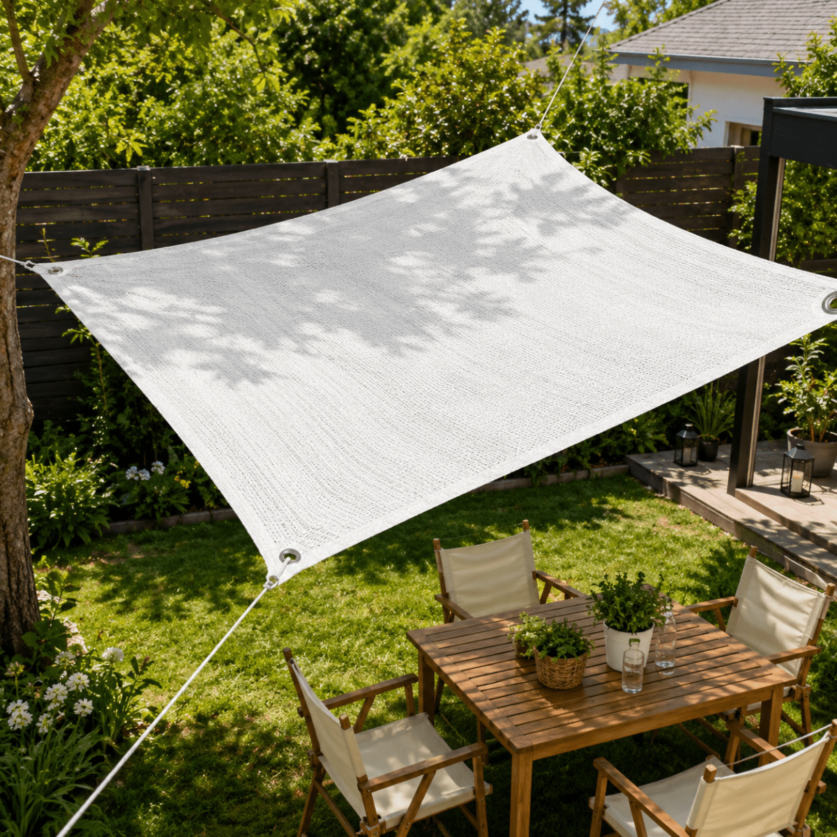 Outdoor Shade Net For Terrace, Balcony And Yard Areas