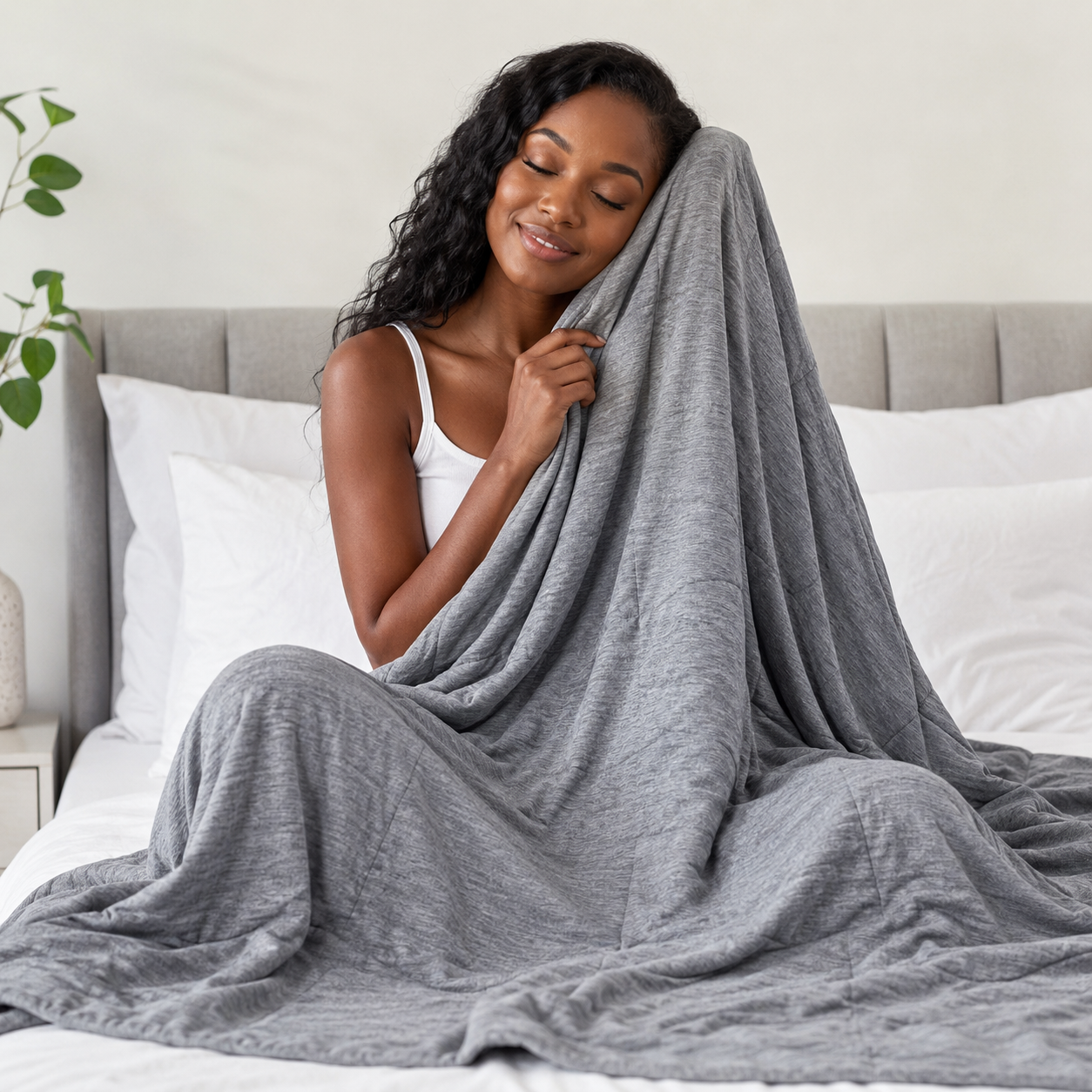 ChillQuilt Jäähdytyshuopa, Hengittävä ja Kevyt Kuumille Nukkujille