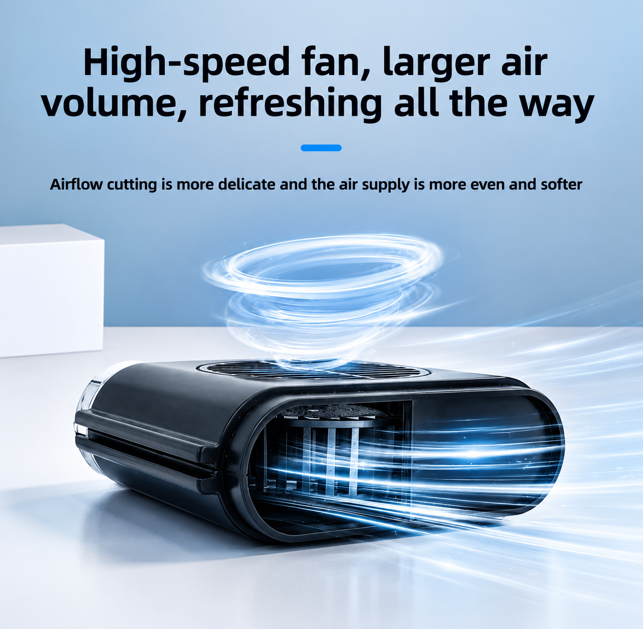 מאוורר קירור USB למושב הרכב עם שלוש הגדרות מהירות לנוחות מאווררת