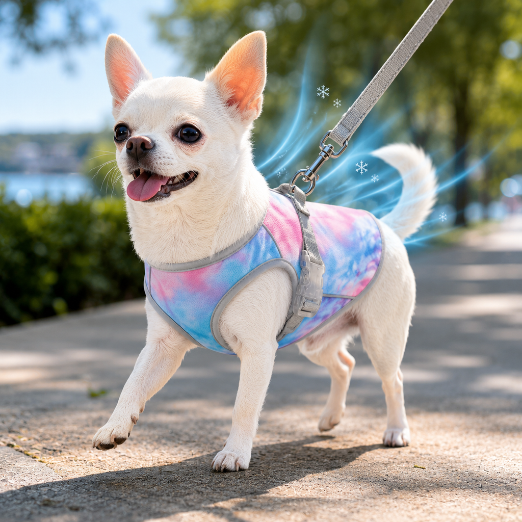 Breathable Canine Cooling Vest With UV Protection For All Breeds S-XXL