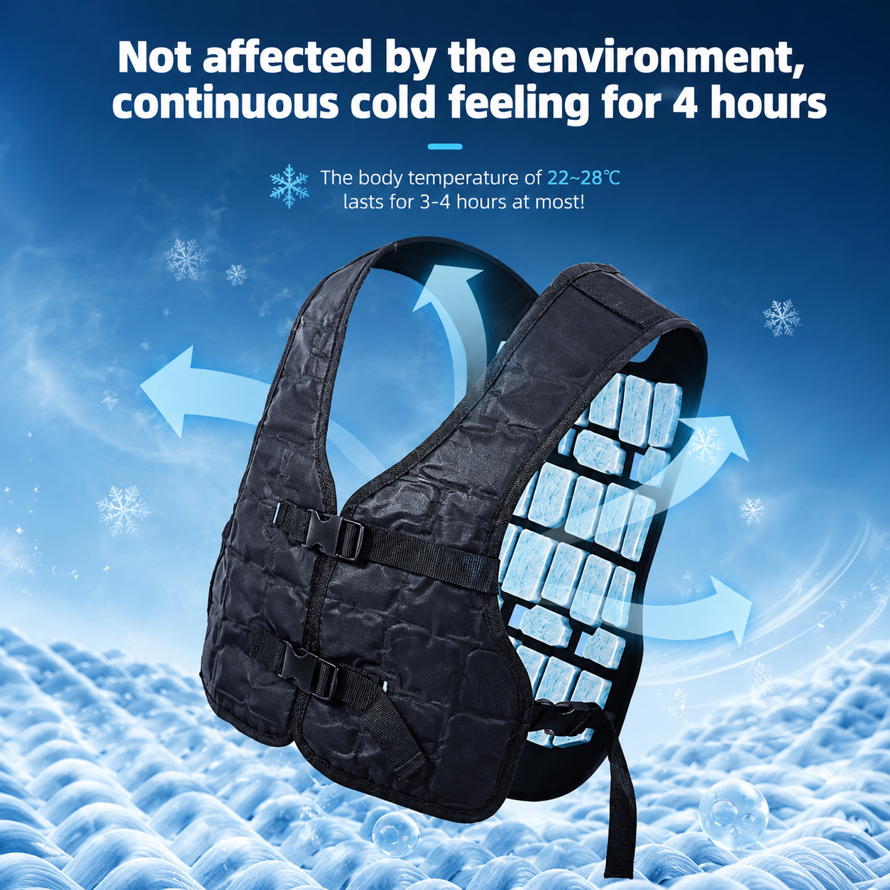 PhaseCore Pro Cooling Vest With Phase Change For Four Hours