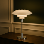 Minimalist Table Lamp, NovaGlow Warm LED Glow, Dimmable Nordic Design