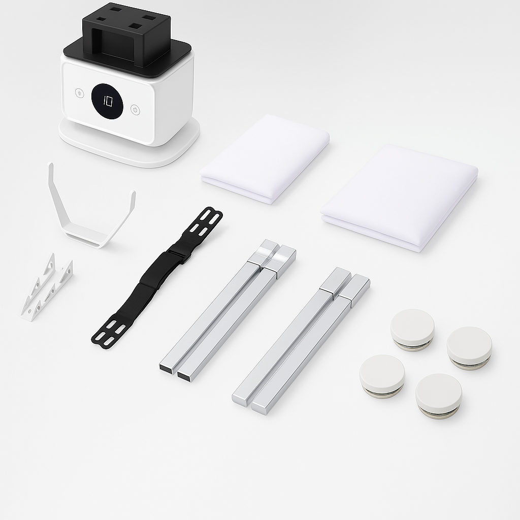 Sistema automático de planchado de prendas con flujo de aire en todas las direcciones
