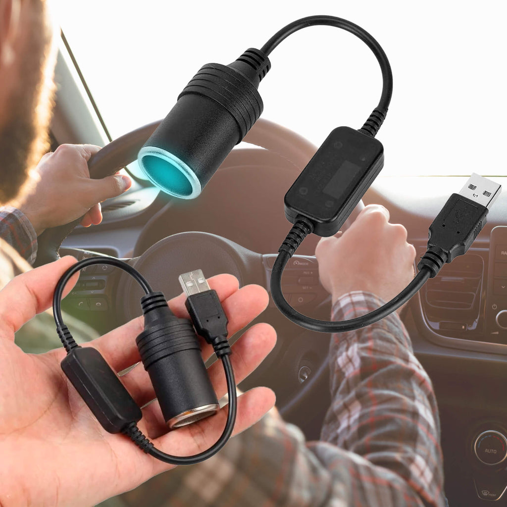 VoltMate 12 V-os aljzatátalakító – bármely USB-portot autós csatlakozóaljzattá alakítja