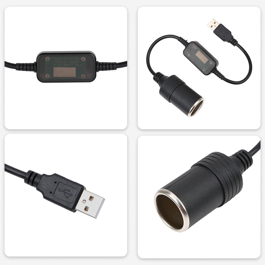 VoltMate 12 V-os aljzatátalakító – bármely USB-portot autós csatlakozóaljzattá alakítja