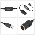 VoltMate 12 V-os aljzatátalakító – bármely USB-portot autós csatlakozóaljzattá alakítja