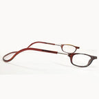 Lunettes de lecture Vira, monture magnétique à clips, cordon réglable pour le cou