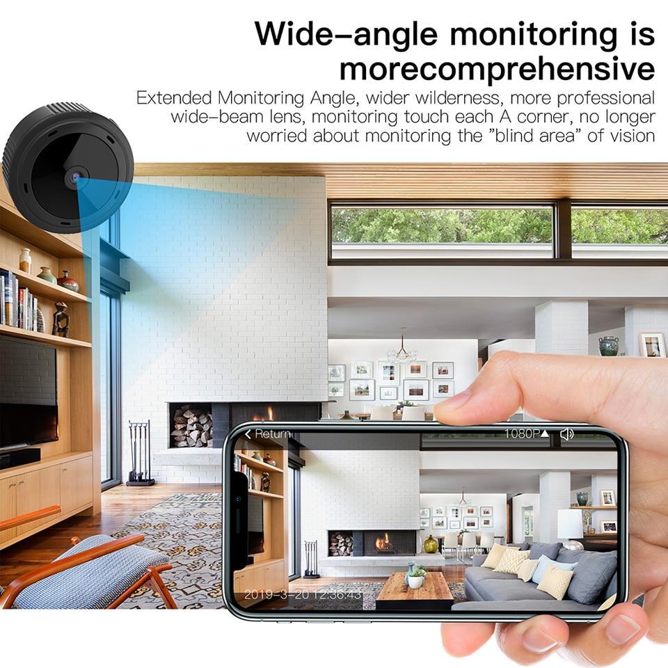 NovaGuard Mini Pro 1080p WiFi Indoor Camera With Night Vision