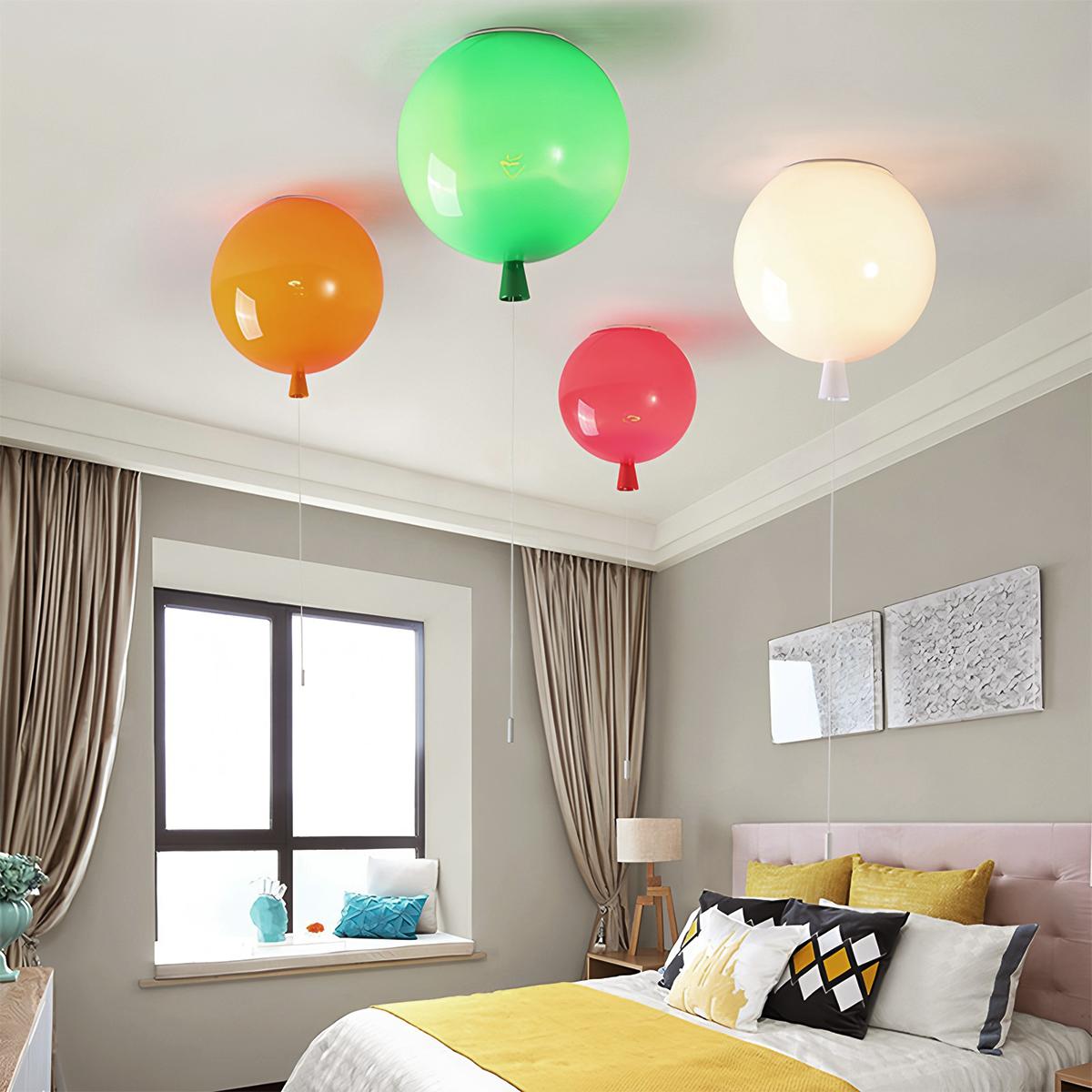 VivaLume Kids Room Ceiling Light With Colorful Ambient Glow