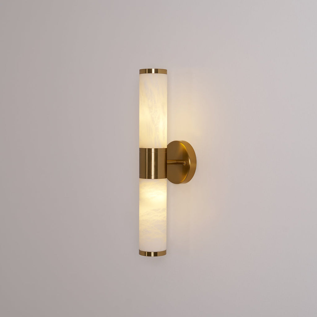 Kaia Minimalist Alabaster Wall Lamp | Fioriscas