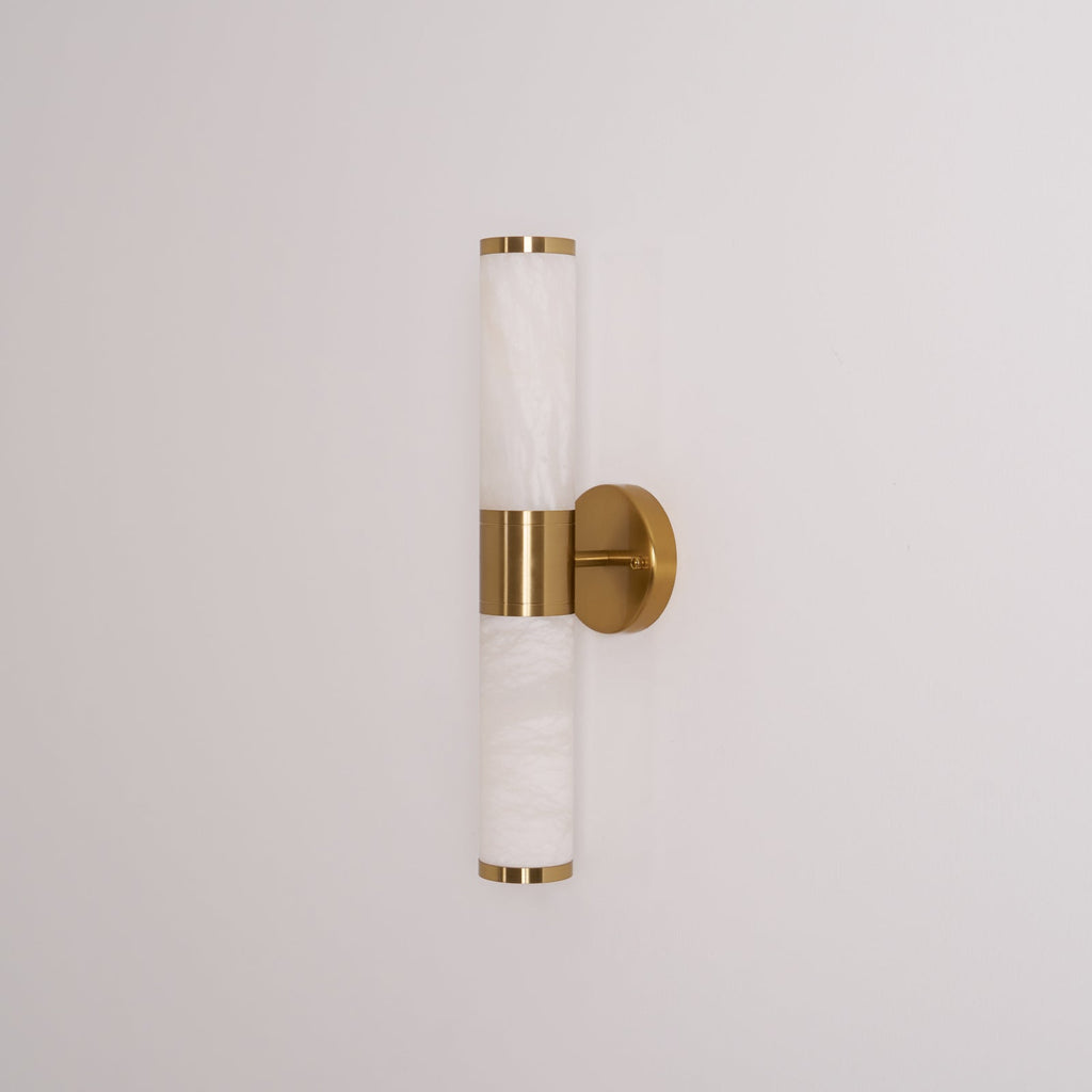 Kaia Minimalist Alabaster Wall Lamp | Fioriscas