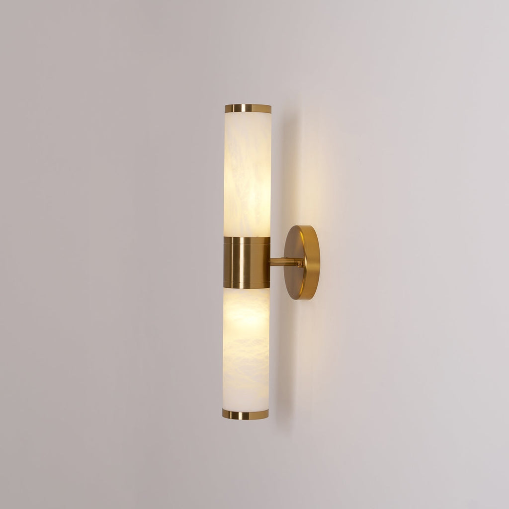 Kaia Minimalist Alabaster Wall Lamp | Fioriscas