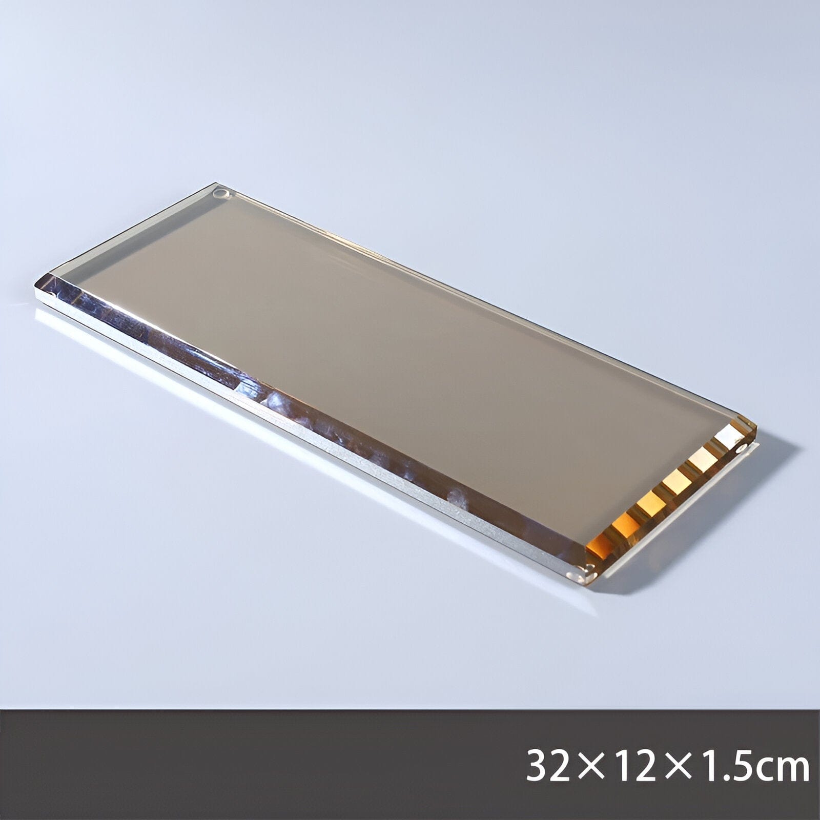 Sada koupelnových doplňků LustreEdge z křišťálového skla v severském minimalistickém designu