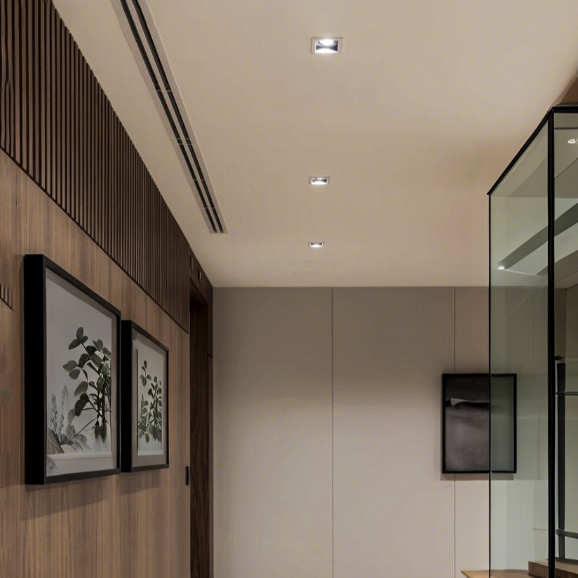 LumenForge Square IP65 Recessed Downlight With White Trim