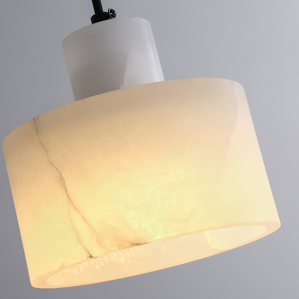 Alabaster  Pendant Lgiht Dual Cylindrical | Fioriscas