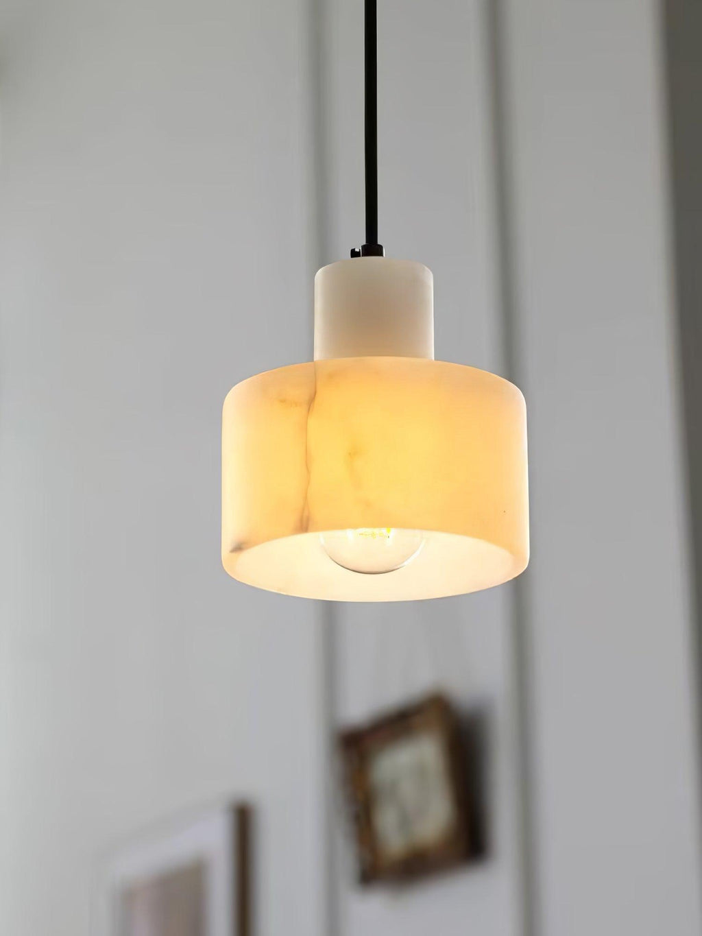 Alabaster  Pendant Lgiht Dual Cylindrical | Fioriscas