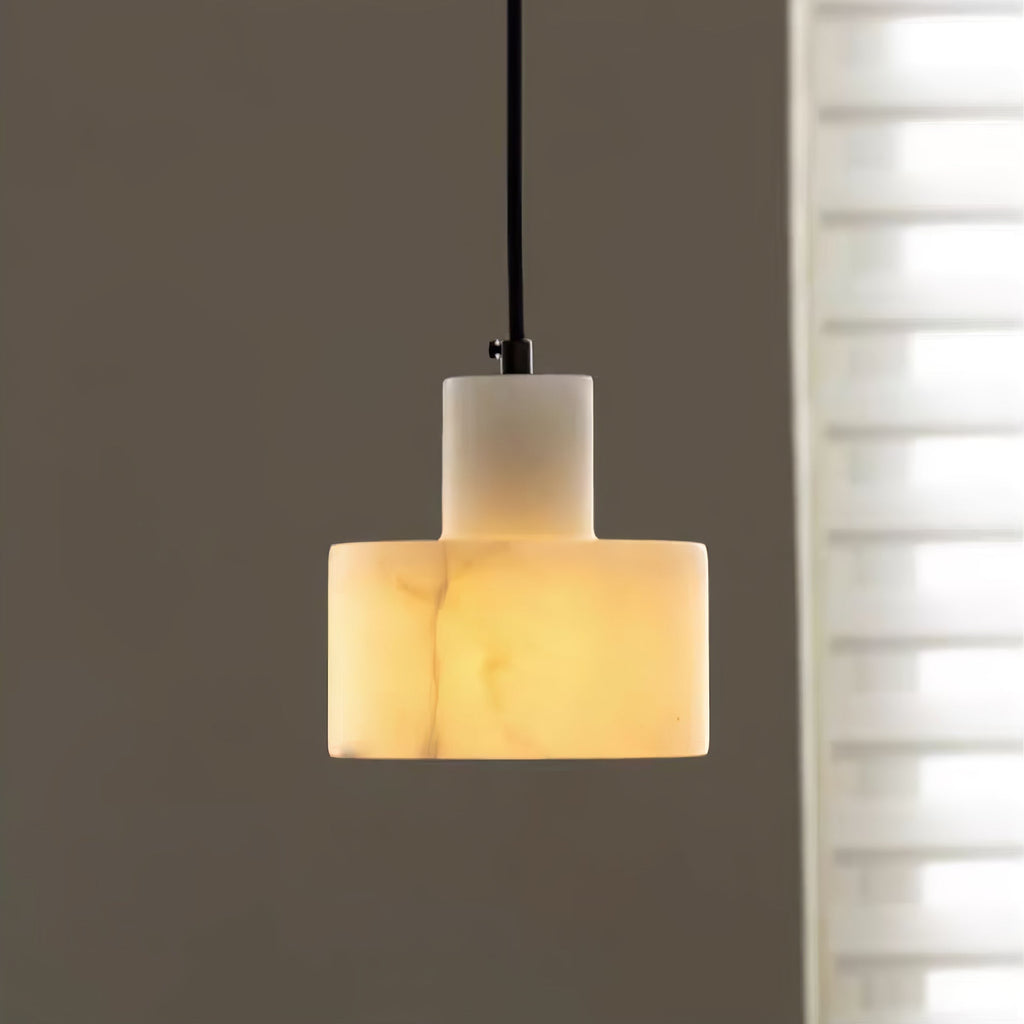 Alabaster  Pendant Lgiht Dual Cylindrical | Fioriscas