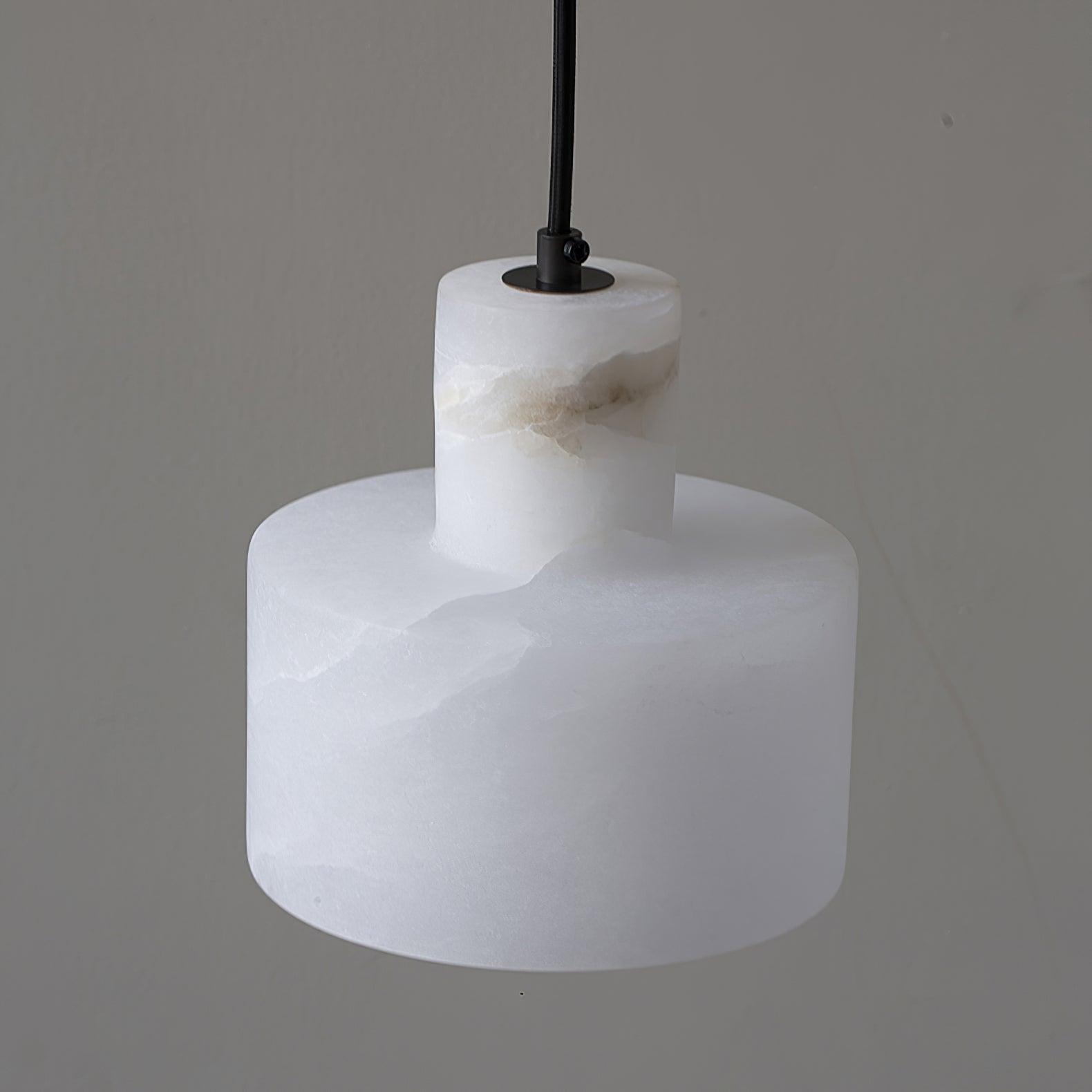 Alabaster  Pendant Lgiht Dual Cylindrical | Fioriscas