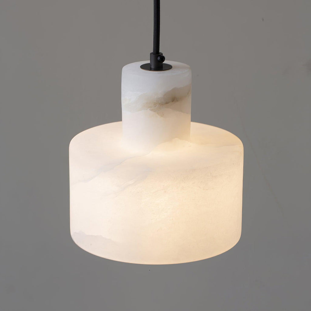 Alabaster  Pendant Lgiht Dual Cylindrical | Fioriscas